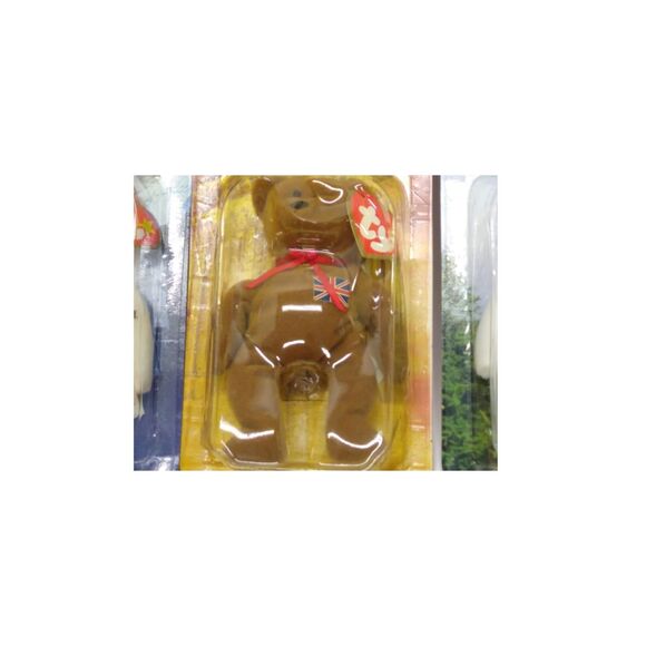 TY Beanie Babies Mcdonalds International Bears Set Of (4) With Errors RARE NIB - Picture 5 of 9